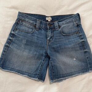 J. Crew Classic Blue Jean Shorts